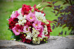 _Přírodní svatební kytice