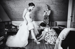 Přípravy nevěsty