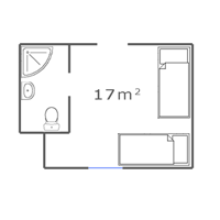 Apartmán 2 - 17 m2