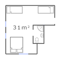 Apartmán 3 - 31 m2