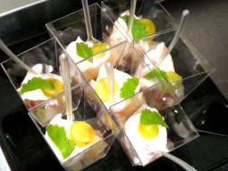 Novinka - tvarohový mini desert